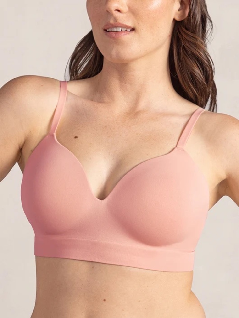 Shapermint Everyday Empower Contour Wireless Bra Pink NWT Size M